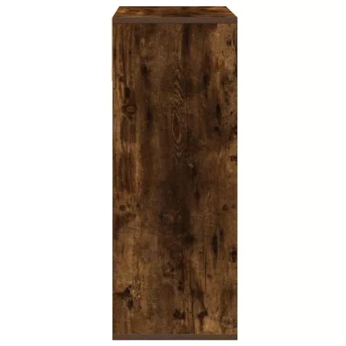  könyvszekrény füstös tölgy 66x31x80 cm szerelt fa