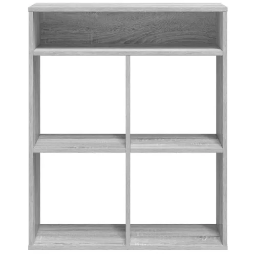  könyvszekrény szürke sonoma 66x31x80 cm szerelt fa