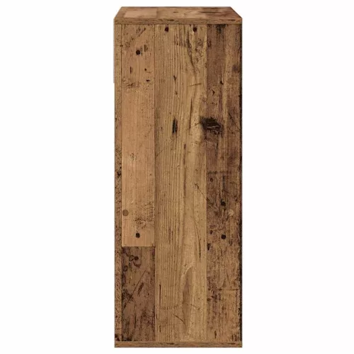  könyvszekrény antik fa 66x31x80 cm szerelt fa