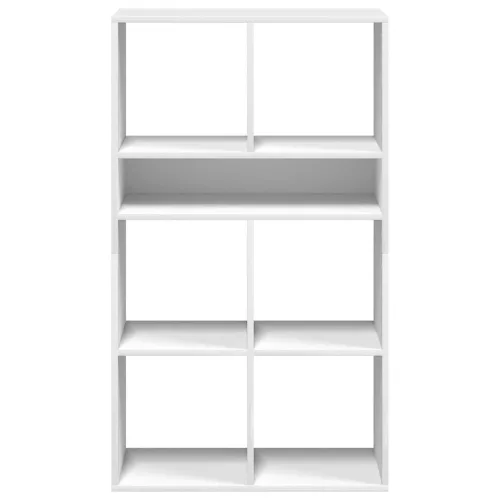  könyvszekrény fehér 66x31x112 cm szerelt fa