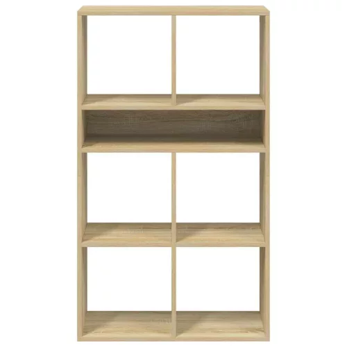  könyvszekrény sonoma színű 66x31x112 cm szerelt fa