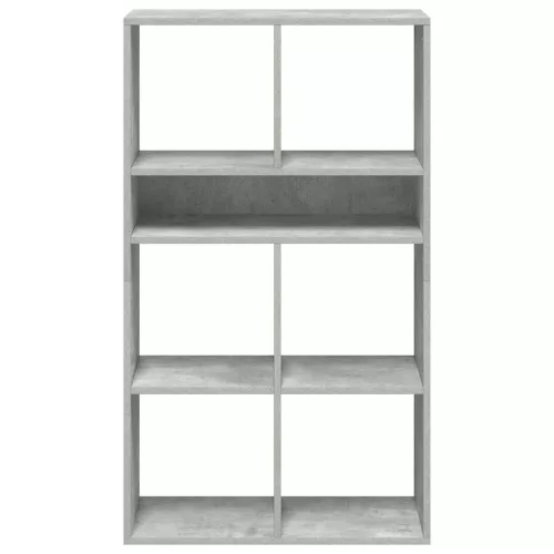 könyvszekrény betonszürke 66x31x112 cm szerelt fa