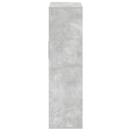  könyvszekrény betonszürke 66x31x112 cm szerelt fa