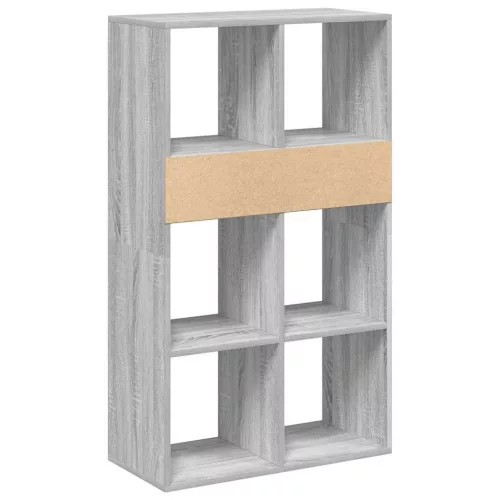  könyvszekrény szürke sonoma 66x31x112 cm szerelt fa