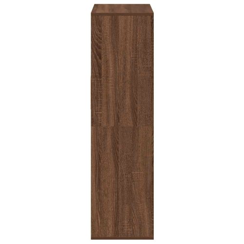  könyvszekrény barna tölgy 66x31x112 cm szerelt fa