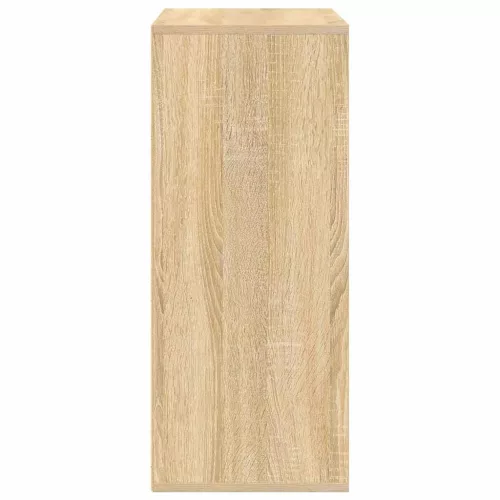  könyvszekrény sonoma színű 60x30x71,5 cm szerelt fa