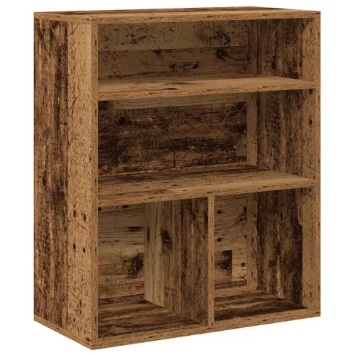  könyvszekrény antik fa 60x30x71,5 cm szerelt fa