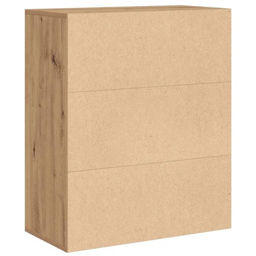  könyvszekrény kézműves tölgy 60x30x71,5 cm szerelt fa