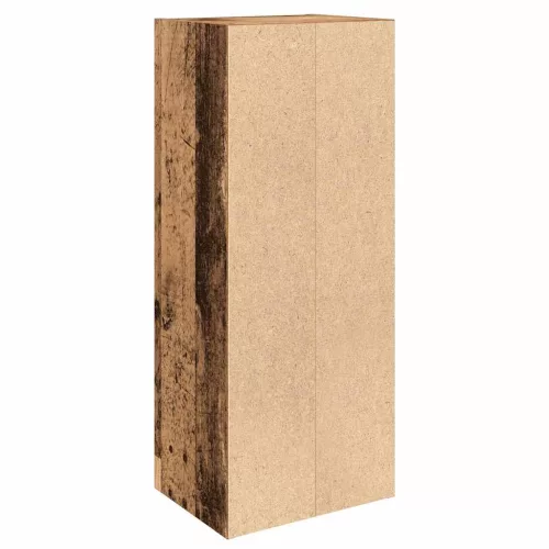  antik fa színű szerelt fa könyvespolc 31x24x77 cm