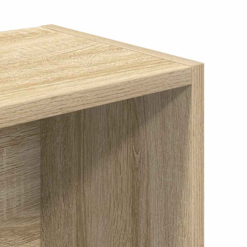  sonoma tölgy színű szerelt fa könyvszekrény 31x24x102 cm