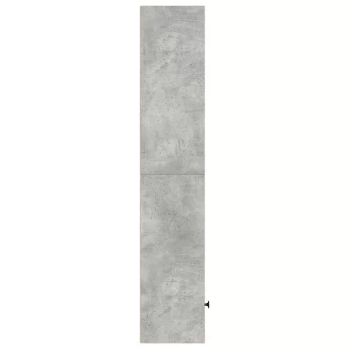  betonszürke szerelt fa könyvespolc 31x24x127 cm