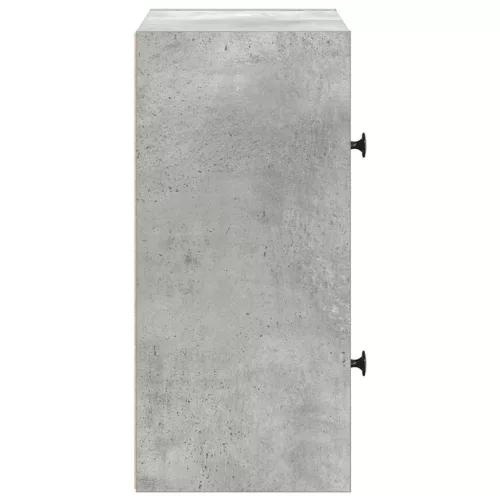  betonszürke szerelt fa könyvespolc 40x24x52 cm