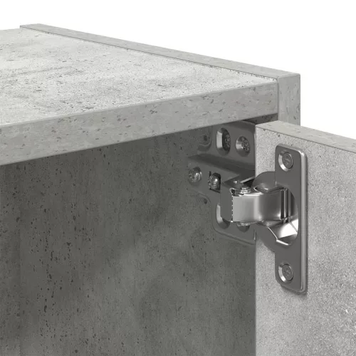  betonszürke szerelt fa könyvespolc 40x24x52 cm