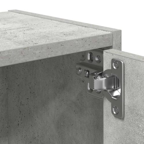  betonszürke szerelt fa könyvespolc 40x24x77 cm