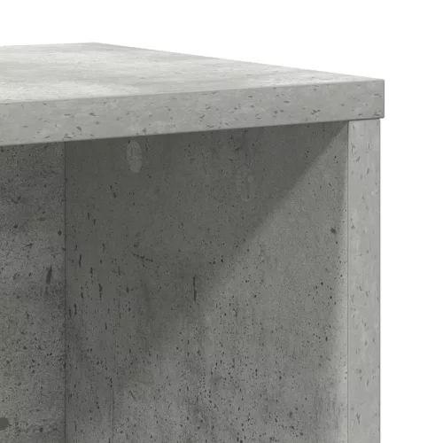  betonszürke szerelt fa könyvespolc 60x24x76,5 cm