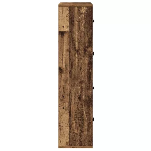  antik fa színű szerelt fa könyvespolc 60x24x101,5 cm