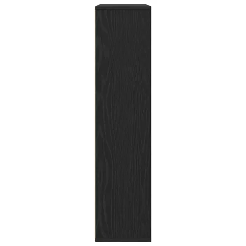  Könyvespolc fekete tölgy 89x24x101,5 cm Gépesített fa