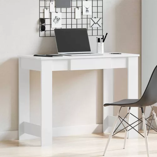  fehér forgácslap íróasztal 100x45x75 cm