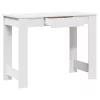  fehér forgácslap íróasztal 100x45x75 cm