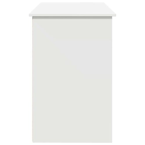  fehér szerelt fa íróasztal 102 x 50 x 75 cm