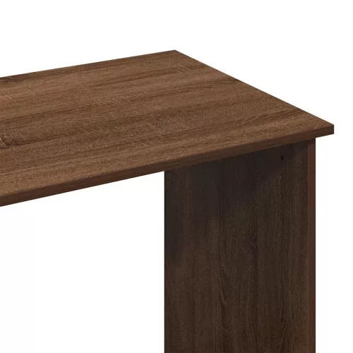  barna tölgyszínű szerelt fa íróasztal 102x50x75 cm