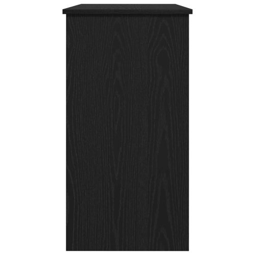  fekete forgácslap íróasztal 80 x 40 x 75 cm