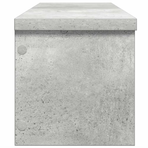  konyhai állvány rakodható beton szürke 50x15x16 cm műfa