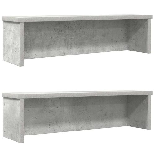  Konyhai állványok egymásba rakható 2 db Beton szürke 50x15x16cm