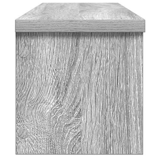  konyhai állvány egymásra rakható szürke Sonoma 50x15x16 cm műfa