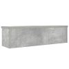 konyhai állvány rakodható beton szürke 60x15x16 cm Gépelt fa