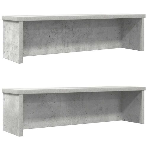  Konyhai állványok egymásra rakható 2 db Beton szürke 60x15x16cm