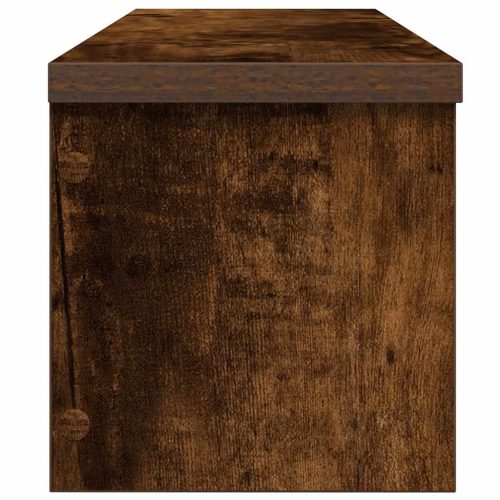  konyhai állvány rakodható füstölt tölgy 60x15x16 cm műfa