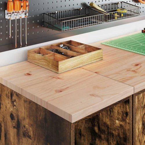  garázs tárolószekrény füstölt tölgy 30x51x85 cm tömörfa fenyőfa