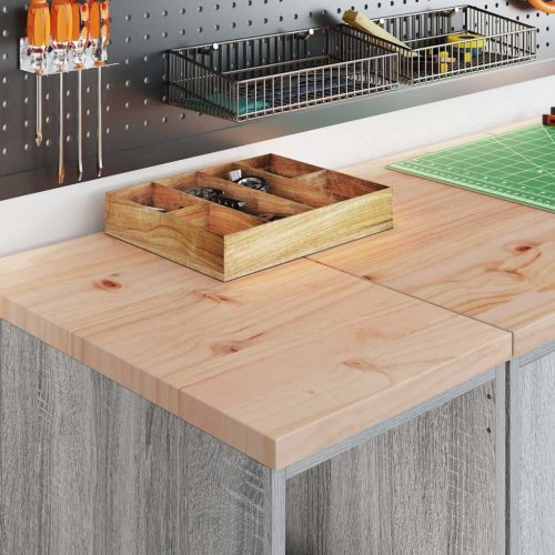  garázs tárolószekrény szürke Sonoma 30x51x85cm tömör fa fenyőfa