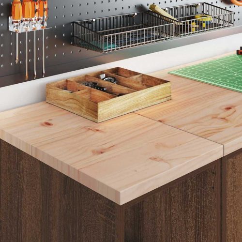  Garázs tárolószekrény barna tölgy 30x51x85 cm tömörfa fenyőfa