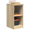  garázs tárolószekrény Sonoma tölgy 40x51x85 cm tömörfa fenyőfa