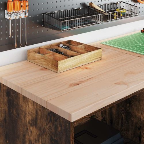  garázs tárolószekrény füstölt tölgy 60x51x85 cm tömörfa fenyőfa