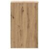  Garázs tárolószekrény Artisan tölgy 30x51x85 cm tömörfa fenyőfa