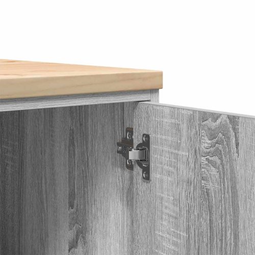  garázs tárolószekrény szürke Sonoma 40x51x85 cm