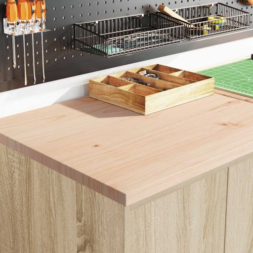  garázs tárolószekrény Sonoma tölgy 60x51x85 cm tömörfa fenyőfa