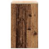  garázs tárolószekrény régi fa 60x51x85 cm tömör fa fenyőfa