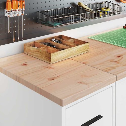  garázs tárolószekrény fehér 30x51x85 cm tömörfa fenyőfa