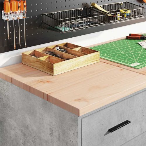  garázs tárolószekrény Beton szürke 40x51x85 cm tömörfa fenyőfa