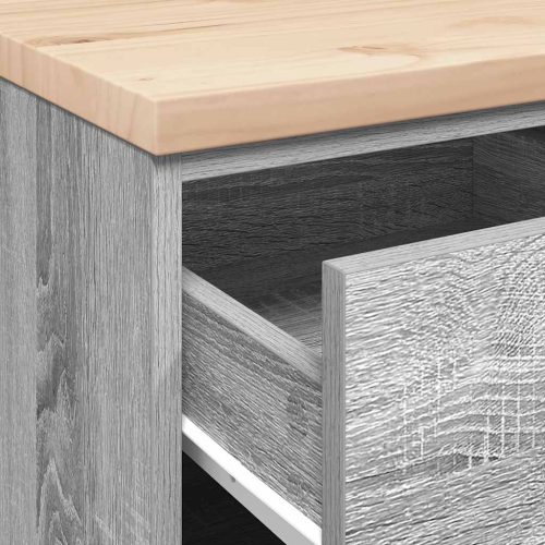  garázs tárolószekrény szürke Sonoma 40x51x85 cm