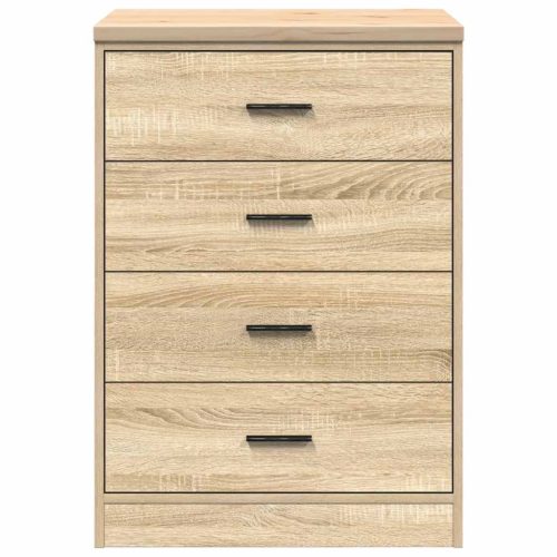  garázs tárolószekrény Sonoma tölgy 60x51x85 cm tömörfa fenyőfa