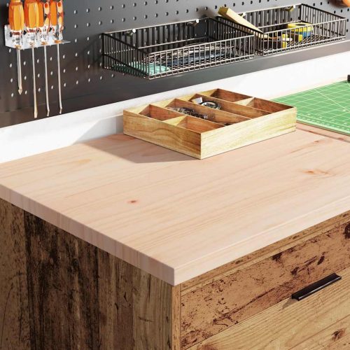  garázs tárolószekrény régi fa 60x51x85 cm tömör fa fenyőfa