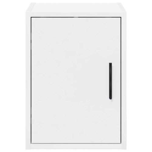  fehér szerelt fa garázs fali szekrény