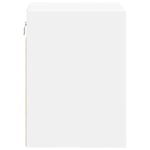  fehér szerelt fa garázs fali szekrény