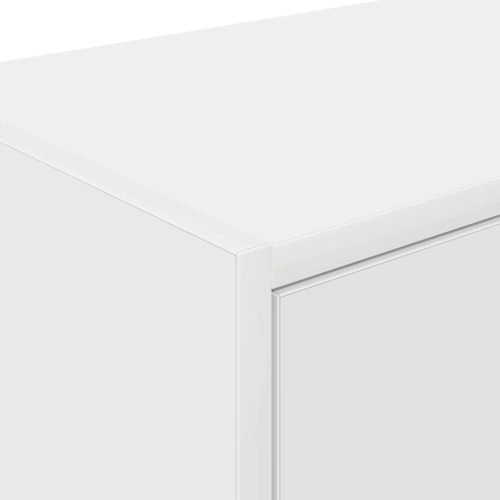  fehér szerelt fa garázs fali szekrény