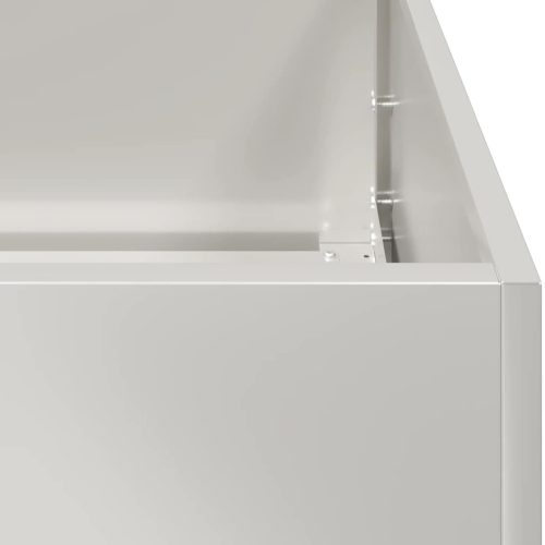  növénytartó 280x40x40 cm rozsdamentes acélból